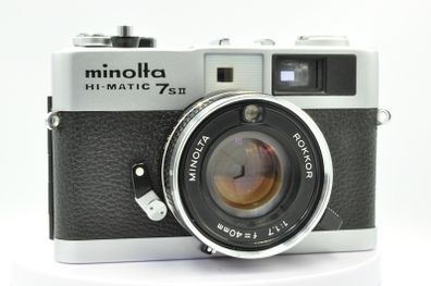 Minolta Hi-matic 7 S II + Case Rangefinder Camera,recent Full Service - Film Tested