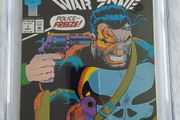 Punisher War Zone Issue 7 CBCS / CGC 9.8 Certified Graded Comic Framed  DC Marvel