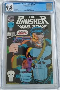 Punisher War Zone Issue 7 CBCS / CGC 9.8 Certified Graded Comic Framed  DC Marvel