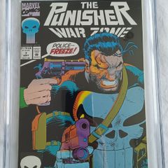 Punisher War Zone Issue 7 CBCS / CGC 9.8 Certified Graded Comic Framed  DC Marvel