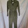 PAIGE Green Boiler Suit Denim Jumpsuit Image 4