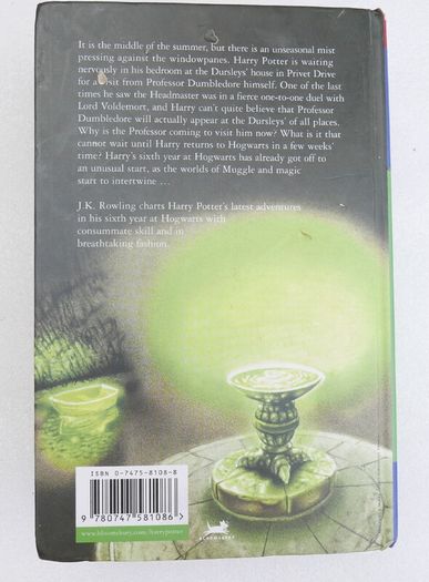Vintage - Harry Potter and The Half Blood Prince, Rare Misprint, First Edition, J K Rowling, Hardback book