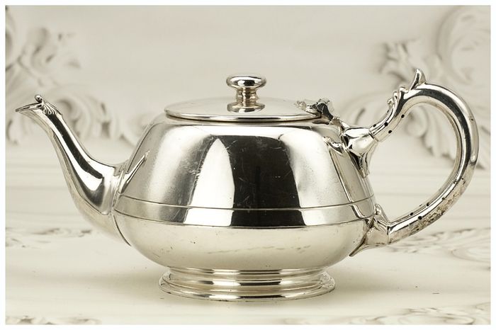 Art Deco Silver Plated Coffee Tea Service 4 Pce Walker & Hall Sheffield