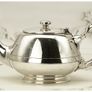 Art Deco Silver Plated Coffee Tea Service 4 Pce Walker & Hall Sheffield Image 4