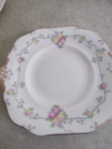 Old Royal English Bone China Cake Or Biscuits Plat Excellent Condition