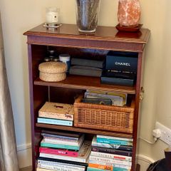Pair of Georgian Style Mahogany Dwarf Open Front Bookshelves