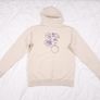 Billabong Beige Cream Graphic Chest Print Drawstring Pullover Hoodie Sweatshirt Mens Size M Image 7