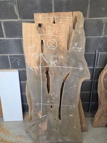 Live edge Cherry slab