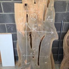 Live edge Cherry slab