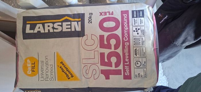 8 bags of Self Leveling Compound