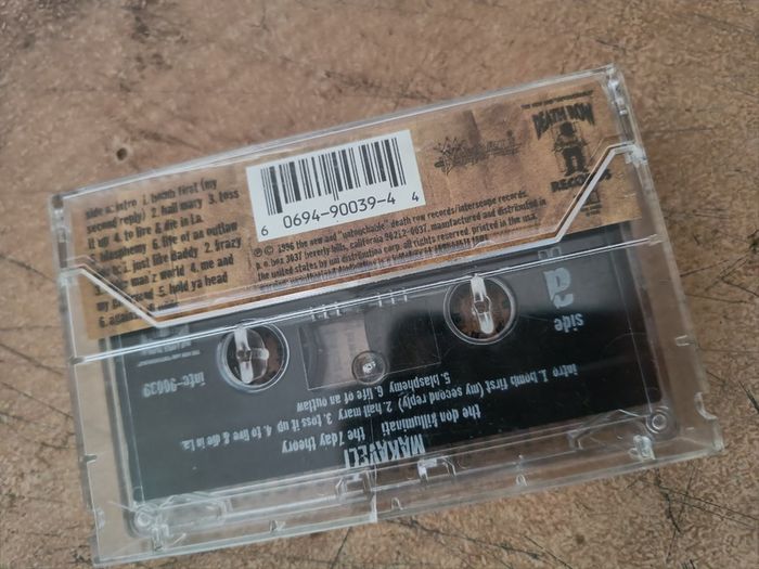Tupac 2Pac Makaveli Original 1996 Cassette Tape