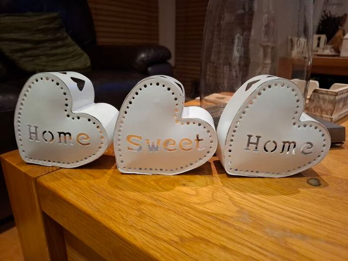 Home sweet home tealight holder