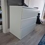IKEA MALM White 3 Drawer Chest of Drawers Image 2