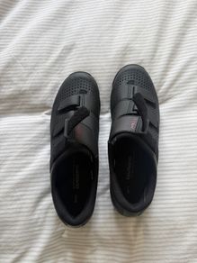Cycling shoes.