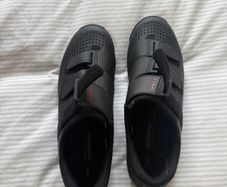 Cycling shoes.