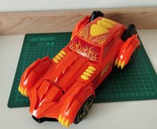 Transforming Dragon Flame Car monster moverz teamsterz