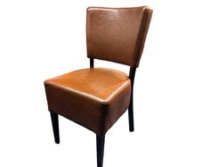 New Classic Brown Faux Dining Chair