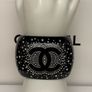 chanel black Resin Crystal Large CC cuff bangle Image 3