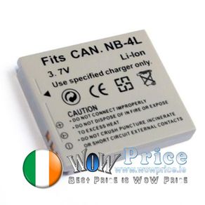 NB-4L Battery for Canon