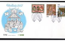 1987 Ireland Christmas Commemorative Stamps An Post First Day Cover (FDC)