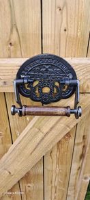 railway cast iron toilet rool holder