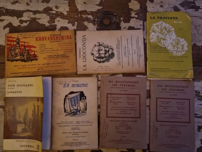 Translation booklets to accompany music listening
