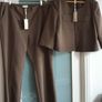 Linea Utility chic khaki jacket and trouser suit - Sz 22  - Bnwt Rrp 140 euros Image 5
