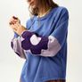 Fab Bohemela Blue Sweatshirt Size XL Image 8