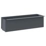 Flower Boxes for Euro Pallets 12 pcs Grey 36x13.5x9.5 cm PP Image 3