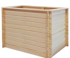 Garden Raised Bed 100x100x80 cm Pinewood 19 mm