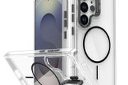 Samsung Galaxy S26 Ultra Bright Color Clear MagSafe Lens Frame Holder Phone Case