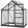 Walk-In Polycarbonate Green House 6 x 4ft Image 2