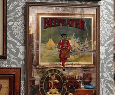 Beefeater London Dry Gin Advertising Mirror