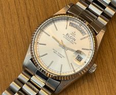 Elgin daydate automatic watch