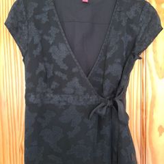 Monsoon wrap over top black 10