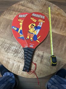 Simpsons wooden paddles