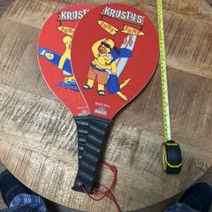 Simpsons wooden paddles