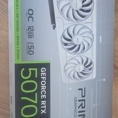 Rtx 5070 white oc new Asus prime white