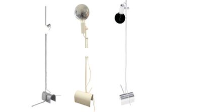 Floor lamp with LED bulb