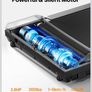Walking Pad Treadmill, 6km/h Under Desk Treadmill for Home, 2.5HP Quiet Portable Electric Running Pad, Office Mini Walking Machine, 300LBS Capacity, Remote & LED Display, No Assembly Image 3