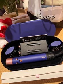 Dyson Airwrap limited edition blue and rose