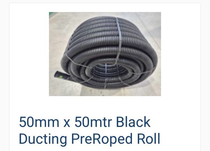 50mm ducting