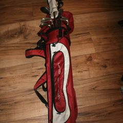 Vintage Golf Clubs and Bag