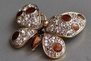 Vintage brooch ENAMEL