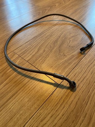 Braided Stainless Brake Hose Line 90cm