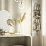 Corner Shelf Wall Mount of 4 Tier Corner Shelves Rustic Wood Floating Shelf Metal Corner Stand (MULTIPLE COLOURS) Image 8