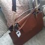 New tan tote handbag Image 2