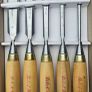 Robert Sorby gilt edge chisel set, boxed Image 8