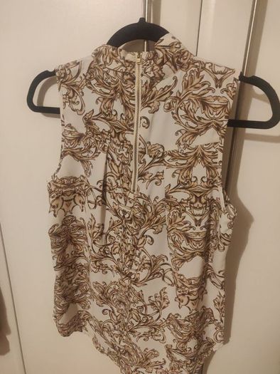 Next Sleeveless Blouse Gold Design