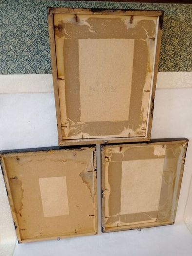 Vintage Set of 3 Unusual Devil Mirrors